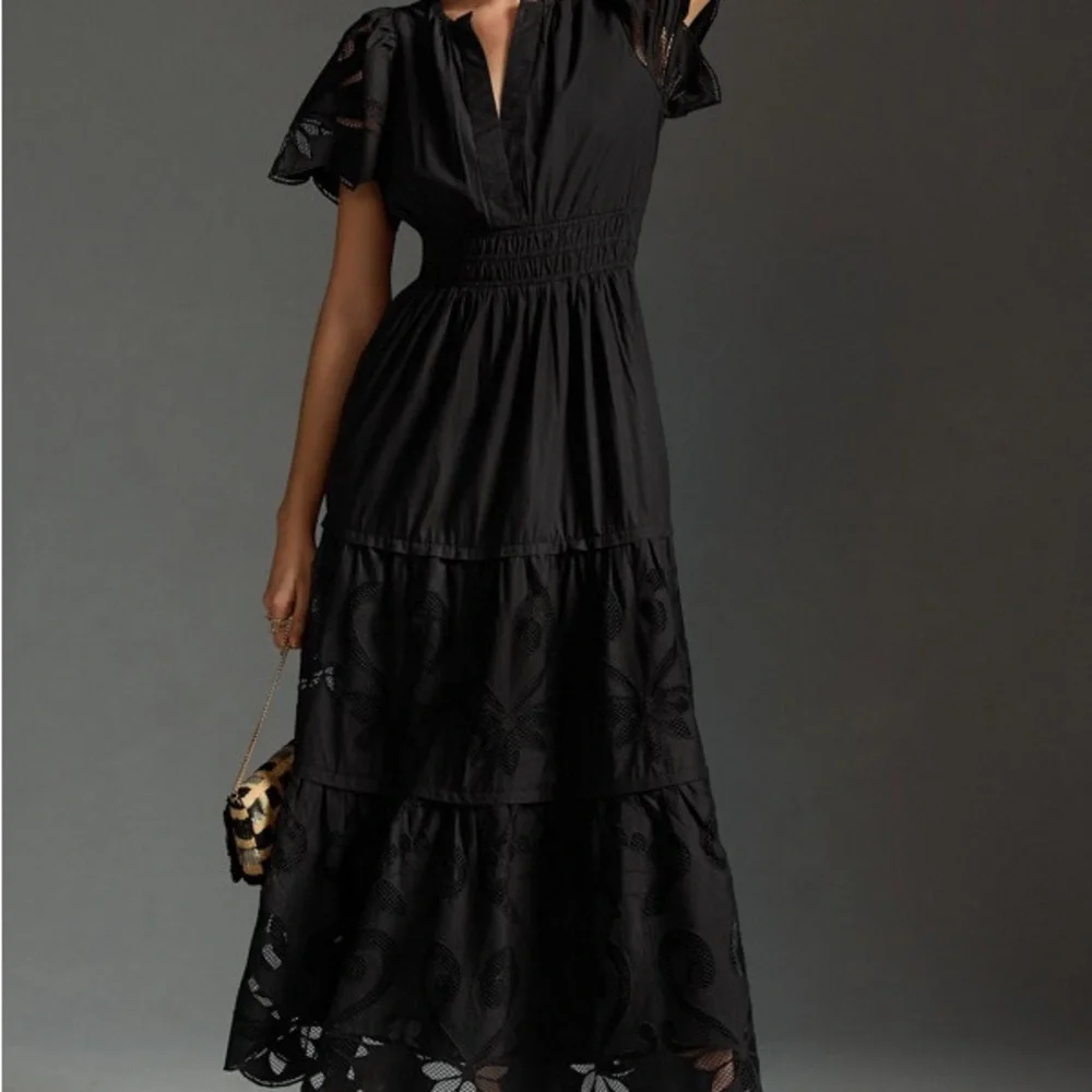 Anthropologie Somerset Maxi Cutwork Dress - Picture 1 of 3